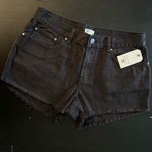 Billabong Woman’s Black Denim Shorts Size 30